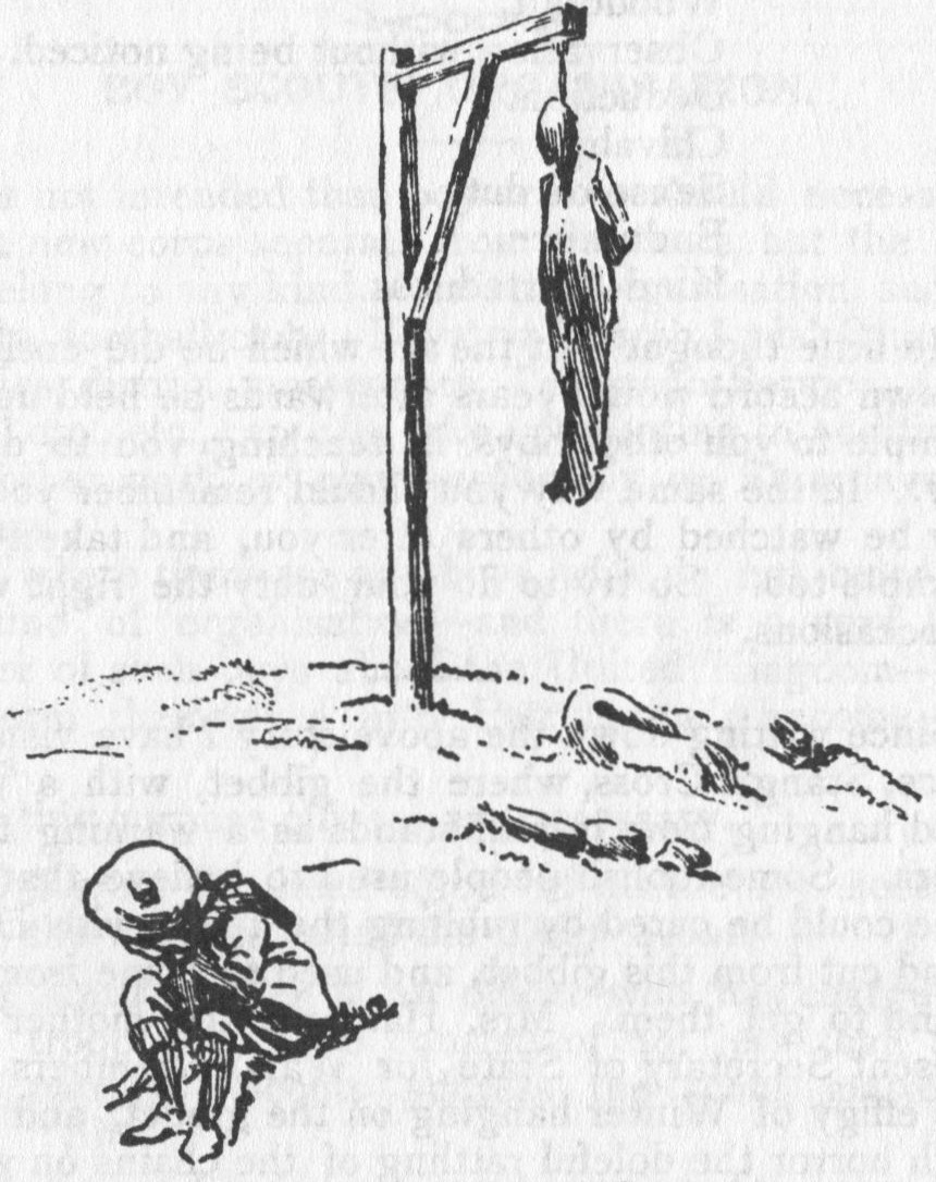 The gibbet at Stang's Cross.