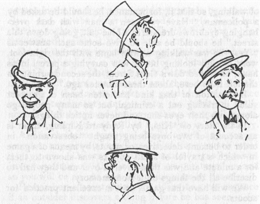 How the wearing of a hat shows character.